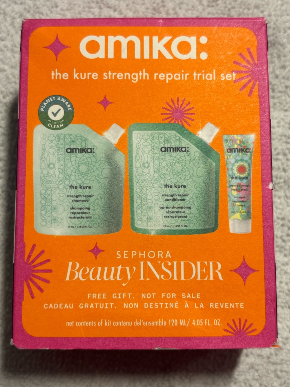 amika Kure Strength Repair Trial Set - Teal & Orange